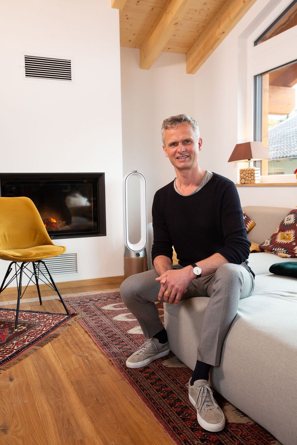 Peter Bachmann von Sentinel Haus und der Dyson Purifier Cool Formaldehyd